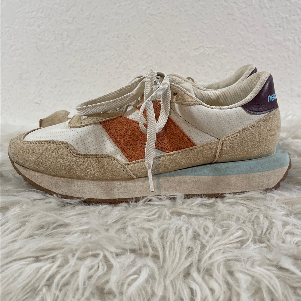 NEW BALANCE 237 SEA SALT SOFT COPPER' Size 9 Sneakers - Picture 8 of 13